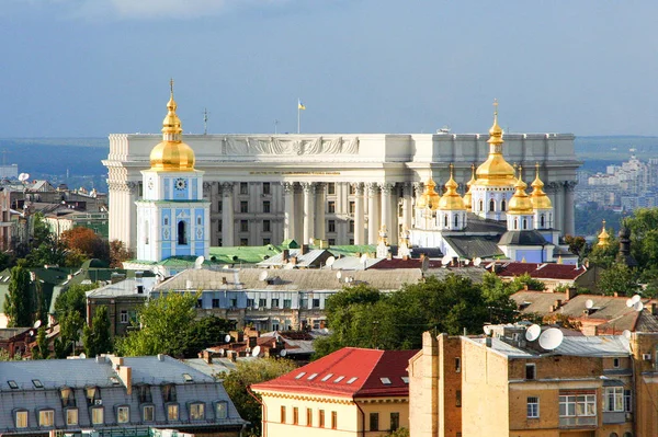Een Oude Orthodoxe Kathedraal Kiev Attracties Van Oekraïne — Stockfoto
