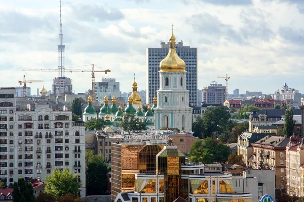 Uma Velha Catedral Ortodoxa Kiev Passeios Turísticos Ucrânia — Fotografia de Stock