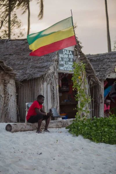 2018 Kiwengwa Tanzania Viaggia Tanzania Edificio Vintage Sulla Spiaggia — Foto Stock