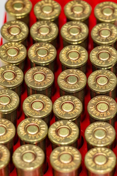 Ruger 357 Magnum Dengan Amunisi Federal Stok Gambar