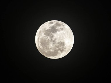 Dolunay karanlık gökyüzü gece