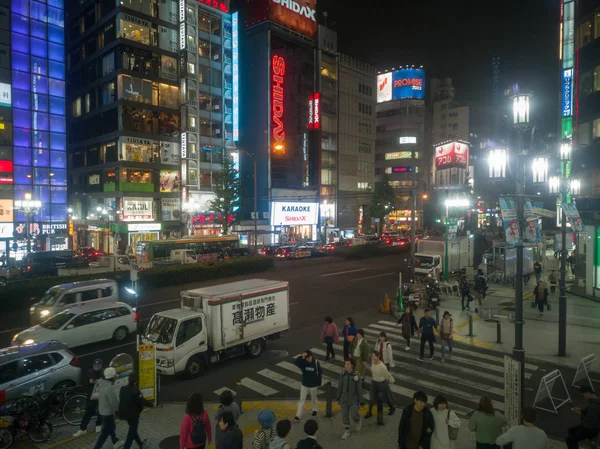 Tokyo Japan November 2018 Shinjuku Kabukicho Entertainment District Night Neon — Stockfoto
