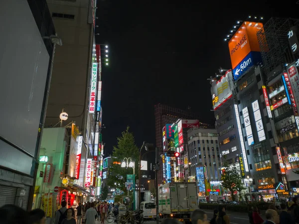 Tokyo Japonya Kasım 2018 Shinjuku Kabukicho Gece Eğlence Bölgesi Neon — Stok fotoğraf