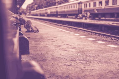 Thonburi Tren İstasyonu Bangkok, Tayland : 22 Mayıs, 2017 - T