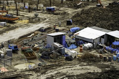Bangkok Tayland şantiye işleri.
