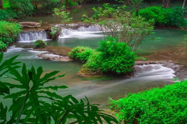 Hot Springs Onsen Natural Bath Waterfall Thai National Park Deep — Stock Photo, Image