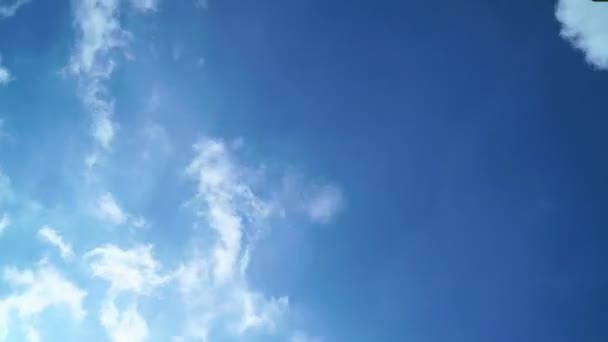 Bulutlu Mavi Gökyüzü Bulutlu Mavi Gökyüzü Bulutlu Hava Bulutlu Mavi — Stok video