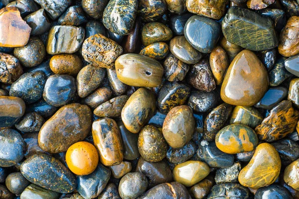 Stenen Textuur Foto Zwarte Stenen Vloer Tuin — Stockfoto