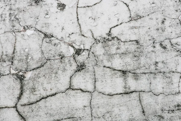 Cimento Concreto Velho Com Rachaduras Destruição Natural Tempo Condições Meteorológicas — Fotografia de Stock