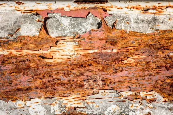 Weathered Iron Rusty Isolated Metallic Texture Corroded Steel Structure — Stock Photo, Image