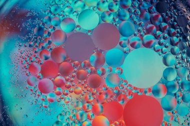 Renkli arka plan daire damla