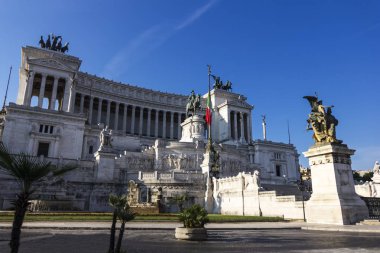 Roma, İtalya (Vittoriano'ya anıt) vatan altar. Yan görünümü.
