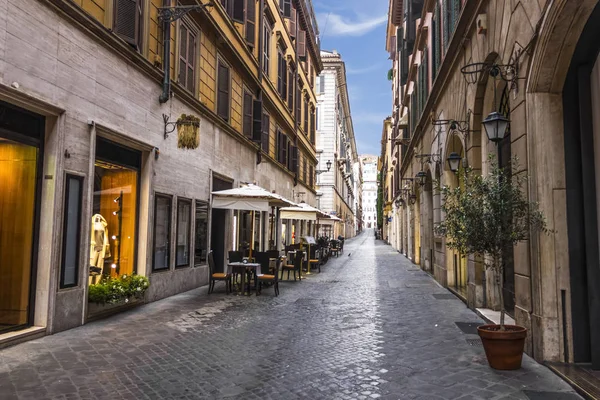 Rue Italienne Borgogna Rome Célèbre Rue Commerçante — Photo