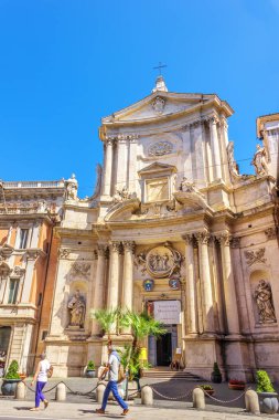 Roma/İtalya, 28 Ağustos 2018: San Marcello al Corso Kilisesi