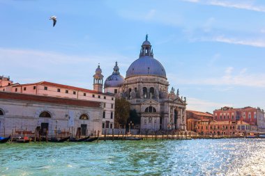 Venedik Büyük Kanalı Santa Maria della Salute Bazilikası