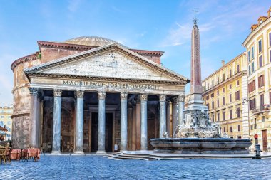 Roma, İtalya, hiçbir kişi ünlü Roma Tapınağı Pantheon