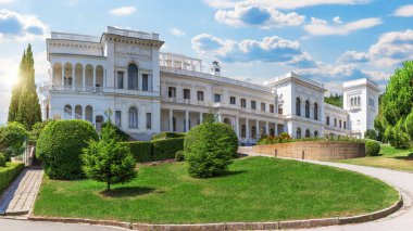 Güzel yaz Yalta, Kırım Livadia Sarayı