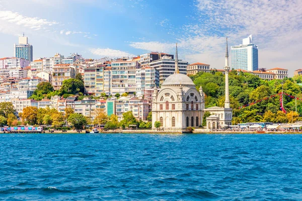 The Molla Celebi Mešita and Istanbul buildings, Turecko — Stock fotografie