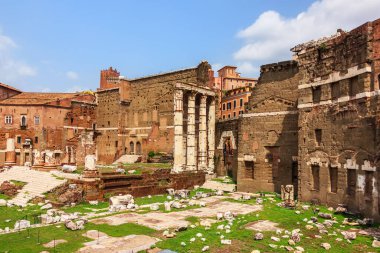 Roma, İtalya 'daki Augustus Forumu