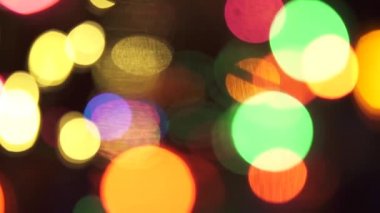 Rengarenk ışıklar Bokeh kaymak Shot - arka plan Defocused