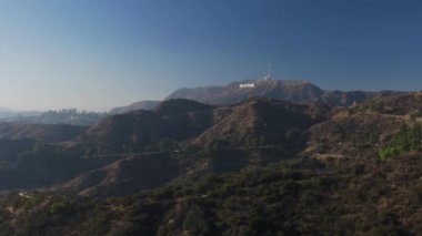 Hollywood işareti ve Hollywood Hills arka plan, Los Angeles Kaliforniya