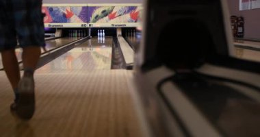 Bir yedek Hollywood Bowling salonu içinde Bovling