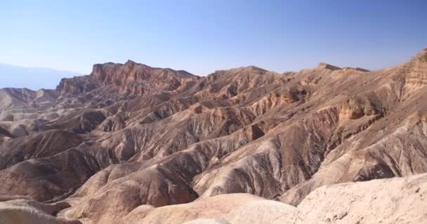 Desolate Woestijn Landschap Death Valley National Park Californië — Stockvideo