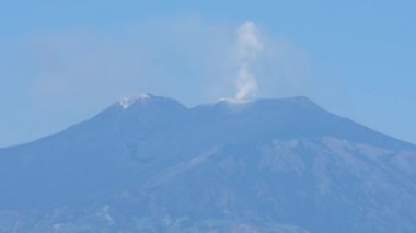 Etna Dağı yanardağ, Sicilya İtalya manzara