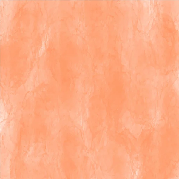 Orange Watercolor Background Vector Texture Pattern Websites Presentations Artwork — Stock Vector