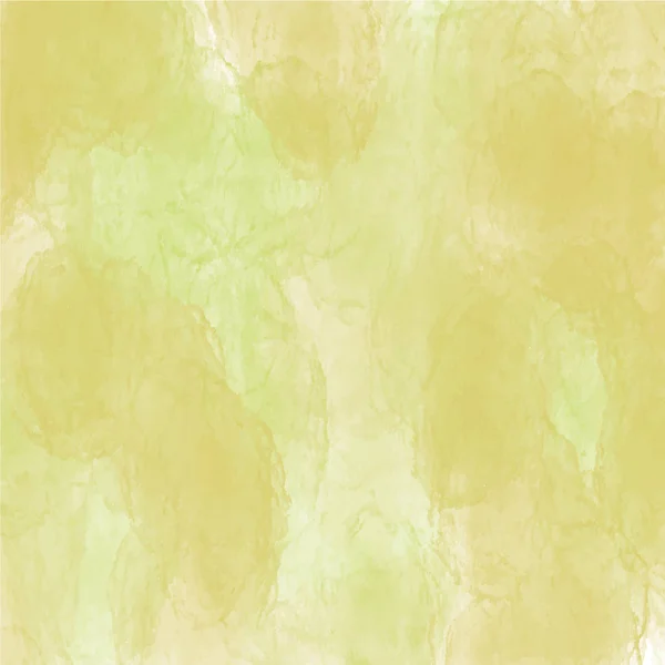 Yellow Watercolor Background Vector Texture Pattern Websites Presentations Artwork — Stock Vector
