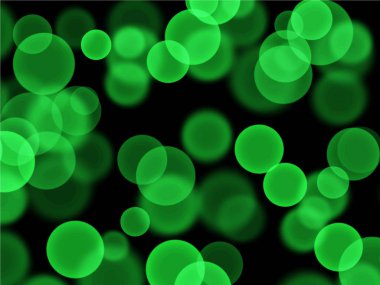 Sunumlar veya web sitesi arka planı için yeşil kabarcık arka plan vektör doku deseni