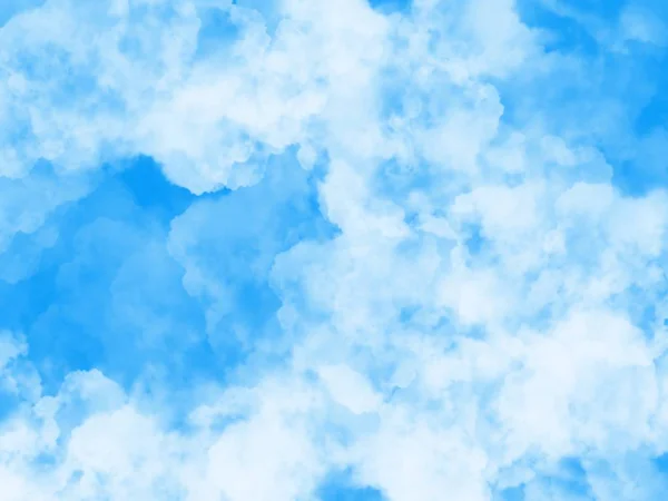 Blauer Himmel Und Wolken Vektor Hintergrund Für Business Website Oder — Stockvektor