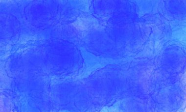 Web siteleri, sunumlar veya resimler için renkli mavi suluboya arka plan doku deseni