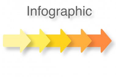 İş infographics simgeleri ve 5 adımlı şablon desing. İş akışı düzeni, diyagram, yıllık rapor, web tasarımı için kullanılabilir.