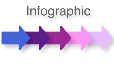 İş infographics simgeleri ve 5 adımlı şablon desing. İş akışı düzeni, diyagram, yıllık rapor, web tasarımı için kullanılabilir.