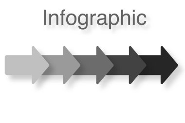 İş infographics simgeleri ve 5 adımlı şablon desing. İş akışı düzeni, diyagram, yıllık rapor, web tasarımı için kullanılabilir.