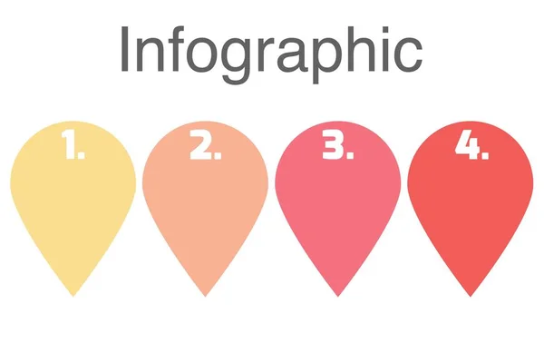 Presentazione Business Infografica Modello Con Opzioni Può Essere Utilizzato Layout — Foto Stock