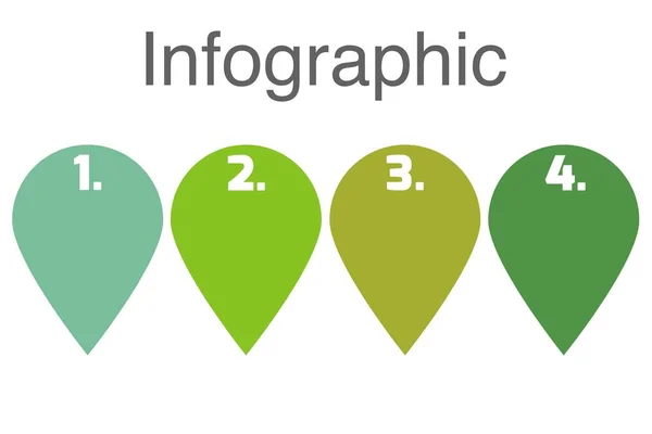 Presentatie Business Infographic Sjabloon Met Opties Kan Worden Gebruikt Voor — Stockfoto
