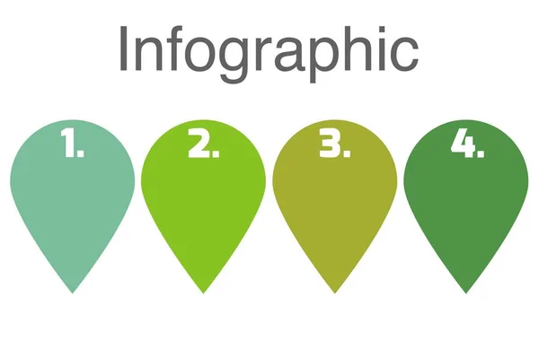 Presentazione Business Infografica Modello Con Opzioni Può Essere Utilizzato Layout — Vettoriale Stock