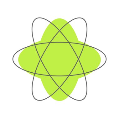 Bilim sembolü simgesi. Web tasarımı, sunum veya diğer çevrimiçi formlar için kullanılabilir