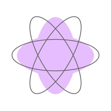 Bilim sembolü simgesi. Web tasarımı, sunum veya diğer çevrimiçi formlar için kullanılabilir