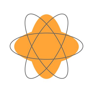 Bilim sembolü simgesi. Web tasarımı, sunum veya diğer çevrimiçi formlar için kullanılabilir