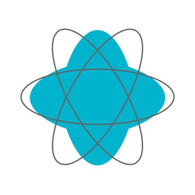 Bilim sembolü simgesi. Web tasarımı, sunum veya diğer çevrimiçi formlar için kullanılabilir