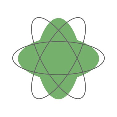 Bilim sembolü simgesi. Web tasarımı, sunum veya diğer çevrimiçi formlar için kullanılabilir