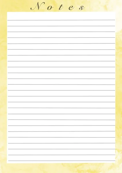 Drukowanie Notatki Papieru Optymalny Rozmiar Papier Podszewką Notebooków Pamiętników Listów — Zdjęcie stockowe