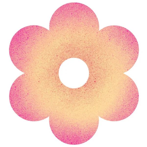 Virág Formák Csillogó Mintával — Stock Fotó