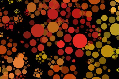 Baloncuklu tasarım çalışmaları için mükemmel renkli arkaplan