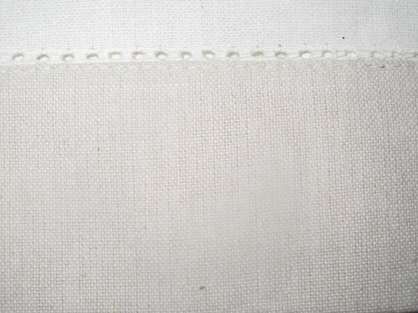Tkaniny Lniane Wyciętym Linii — Zdjęcie stockowe