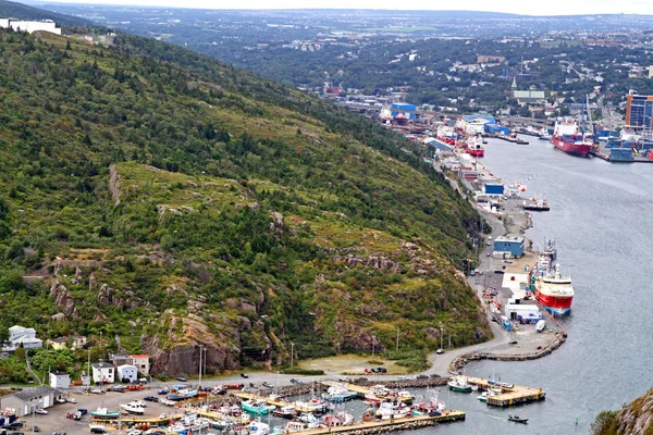 Scenic view of St. John\'s harbour in Newfoundland