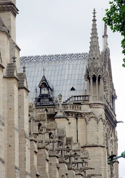 Παρίσι Γαλλία 2014 Notre Dame Paris Διάσημος Καθολικός Καθεδρικός Ναός — Φωτογραφία Αρχείου